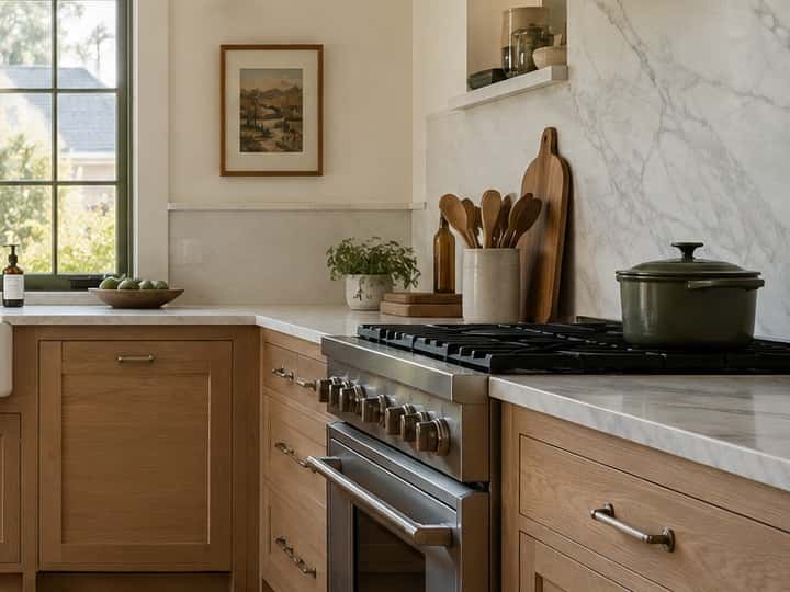 Kitchen window and sink